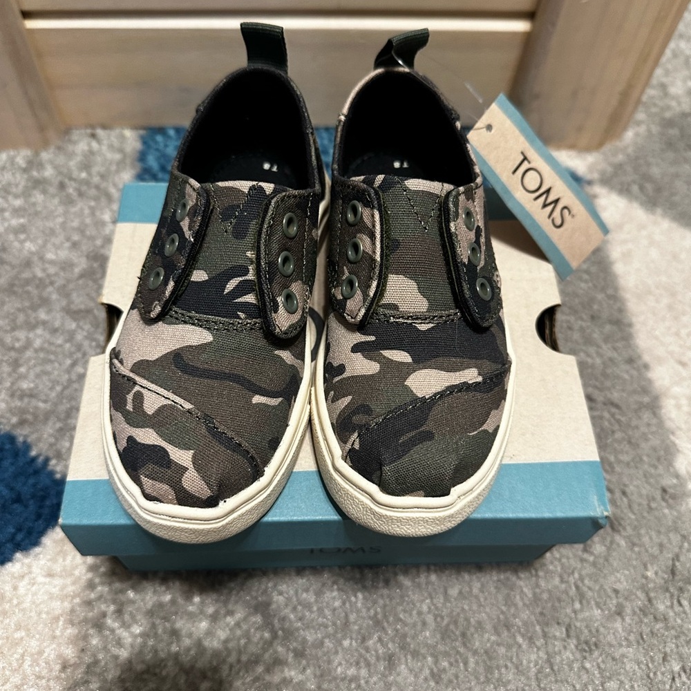 Toms Kids Camouflage Sneakers